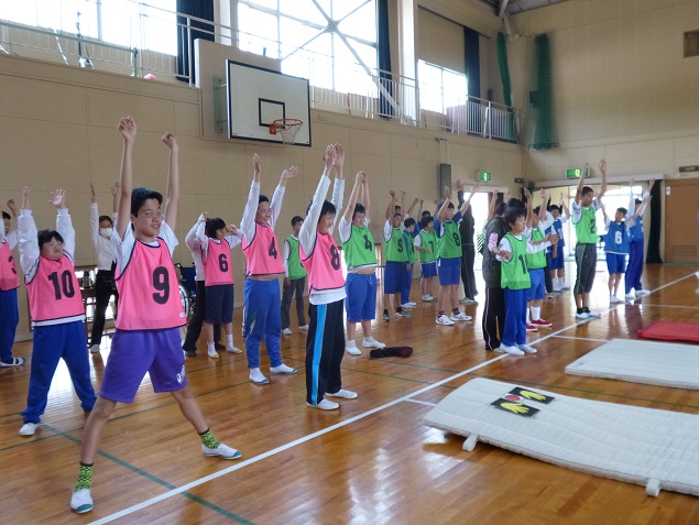 中学部ラジオ体操